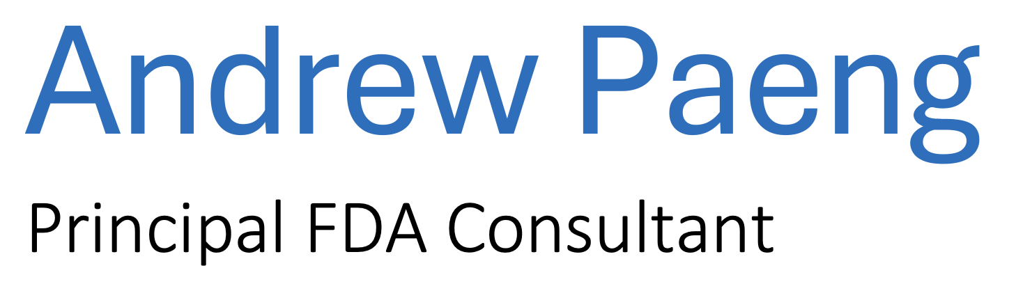 Andrew Former FDA Investigator